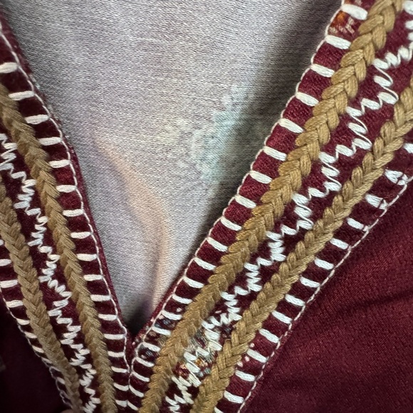 Shyanne Burgundy Floral Mini Dress - Picture 4 of 4